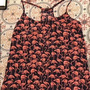 J. Crew Flamingo Tank